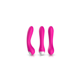 Vibromasseur courbé 9 modes de vibration rose 